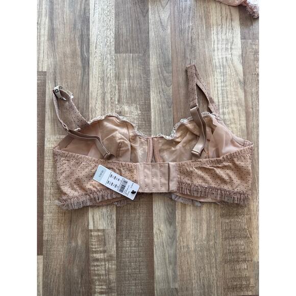 NWT Women's Intimissimi Daniela Little Pleasures Polka Dot in Beige size 38D - Picture 3 of 5